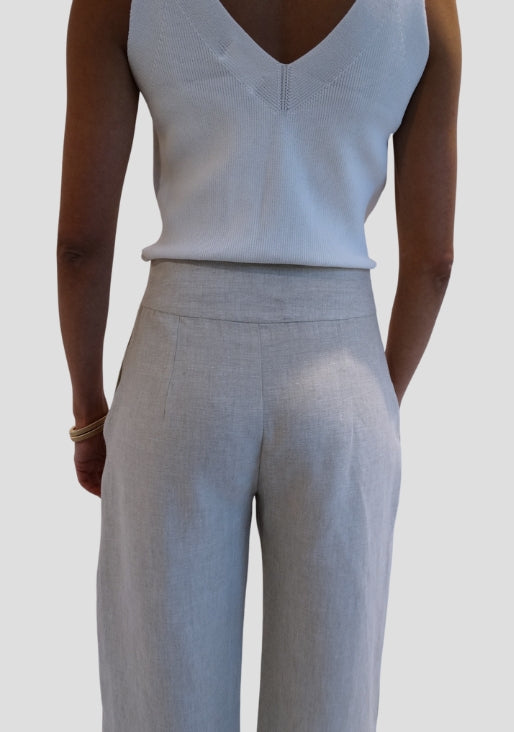 ADORNE EXCLUSIVE LINEN TROUSERS                                                                              Four colors