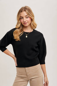 KNIT SWEATER TOP
