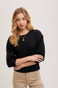 KNIT SWEATER TOP