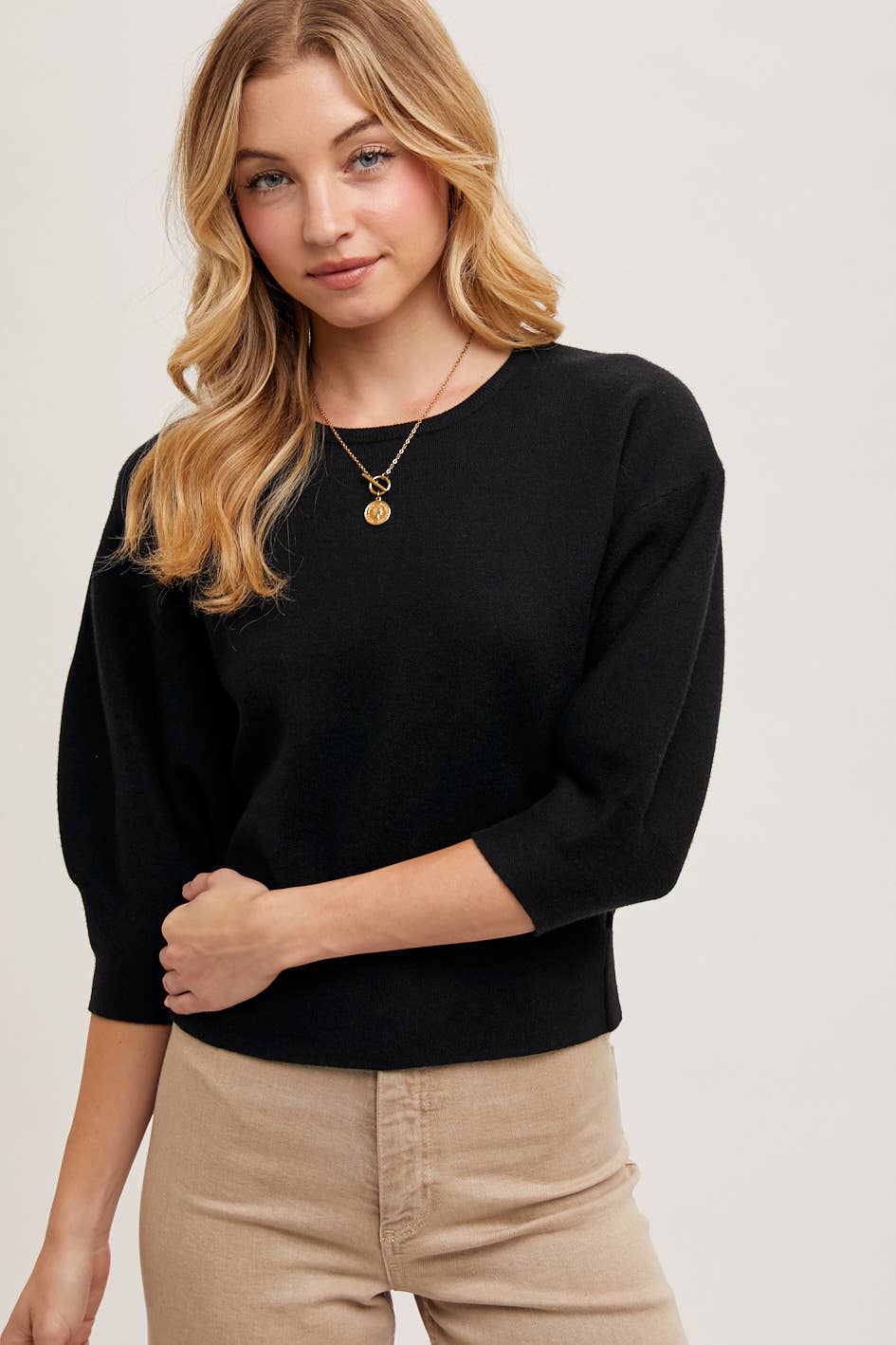 KNIT SWEATER TOP